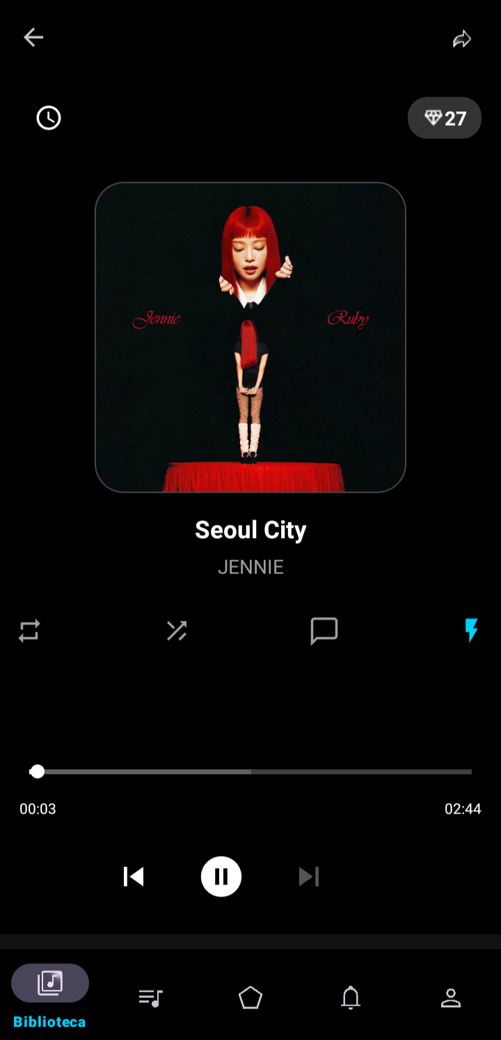 App ADLA music Interface